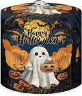Dust Cover for Kitchen Appliance for 3 Quart Pressure Cooker Air Fryer Rice Cooker Dust Cover with Top Handle and Pocket Happy Halloween Ghost Print