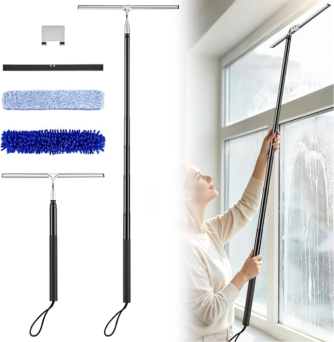 2-in-1 Window Shower Squeegee by Feeloco