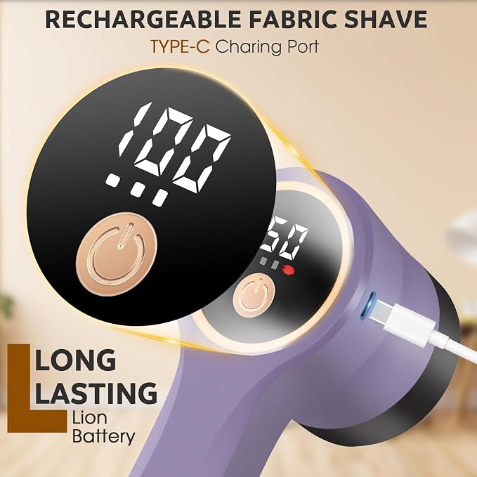 Rechargeable Fabric Shaver, Electric Lint Remover - Image 3