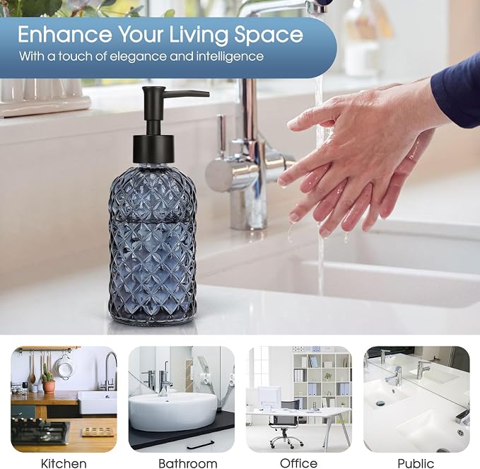 Topsky Gem Glass Soap Dispenser - Image 5