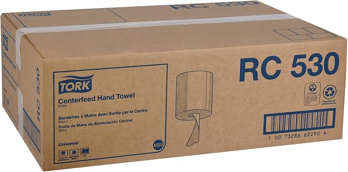Tork Centerfeed Hand Towel White M23, 6 x 530 Towels - Image 9
