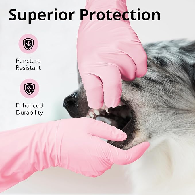 SwiftGrip Disposable Nitrile Dishwashing Gloves, Extended 12 Inches Cuff - Image 3