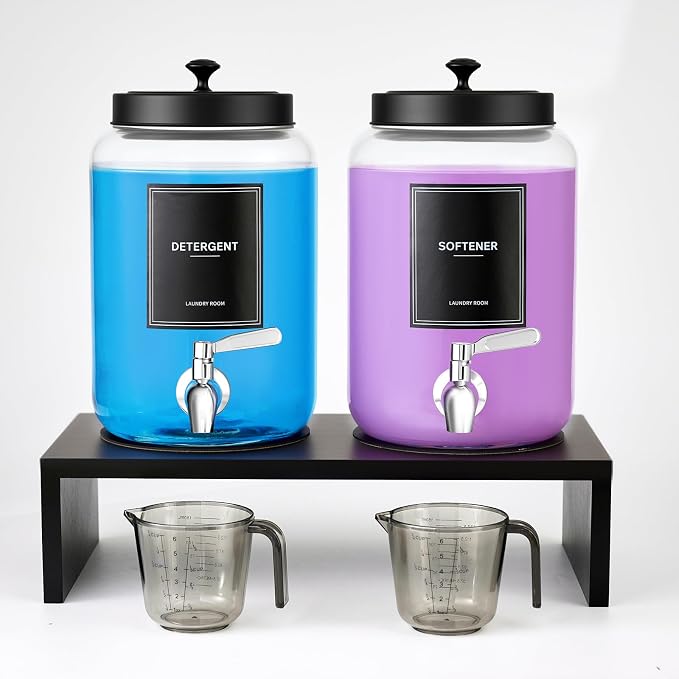 Glass Laundry Detergent Dispenser by Unknown