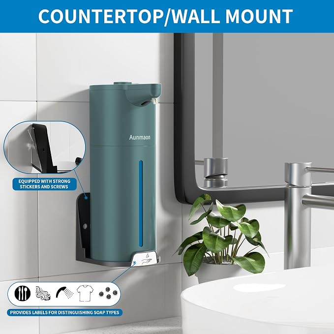 Automatic Soap Dispenser Touchless, Kitchen & Bathroom, Hands-Free, Adjustable - Image 4