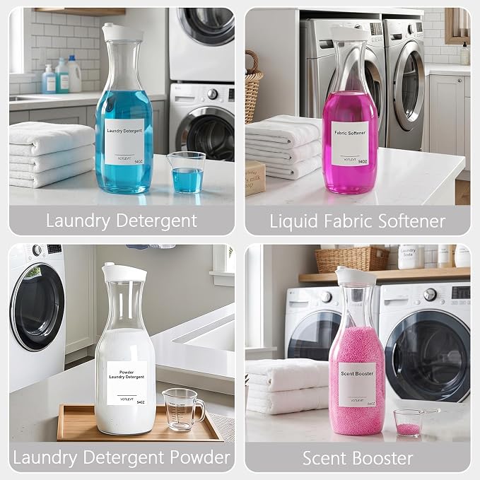 54 OZ Laundry Detergent Dispenser, Laundry Soap Dispenser, Liquid Laundry - Image 3