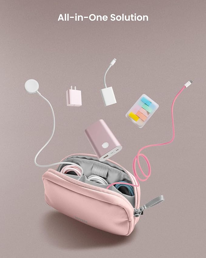 tomtoc Electronics Organizer Travel Case, Cable Organizer - Image 6