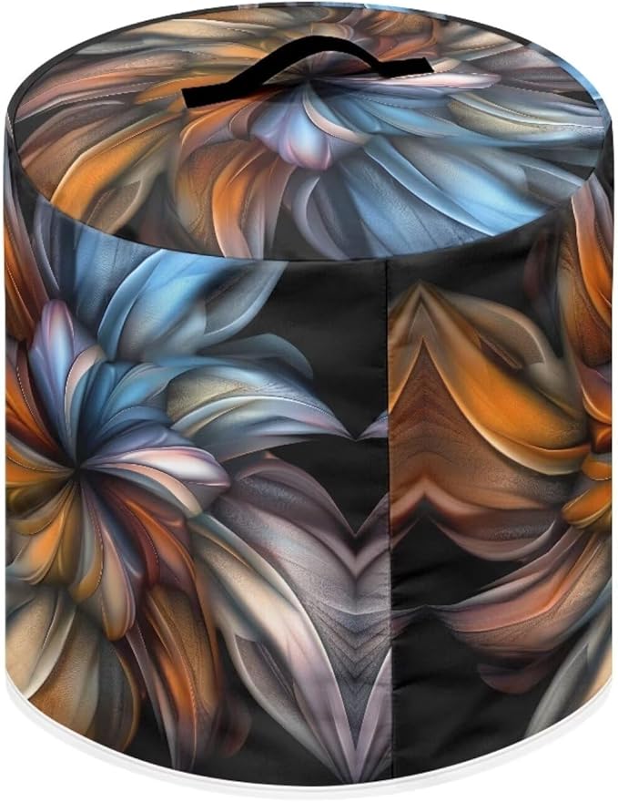 Flashideas Boho Floral Pressure Cooker Cover for Women Dust-proof Cover for Rice Cooker Air Fryer Kitchen Appliance Covers with Top Handle and Pocket Home Kitchen Decor Gifts for Friends