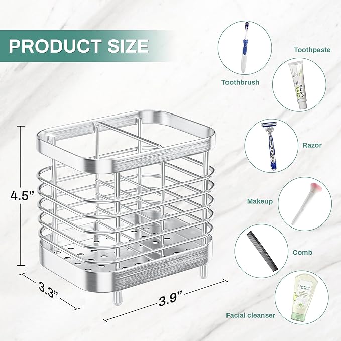 Stainless Steel Electric Toothbrush Holder - Image 7