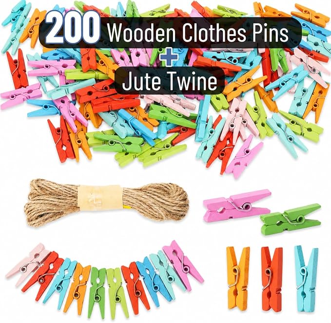 Mr. Pen- Mini Wooden Clothes Pins - Image 2