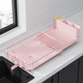 Kitsure Extendable Dish Drying Rack, 19.2"-26.7" L x 12.9" W, Anti-Rust Dish by Kitsure