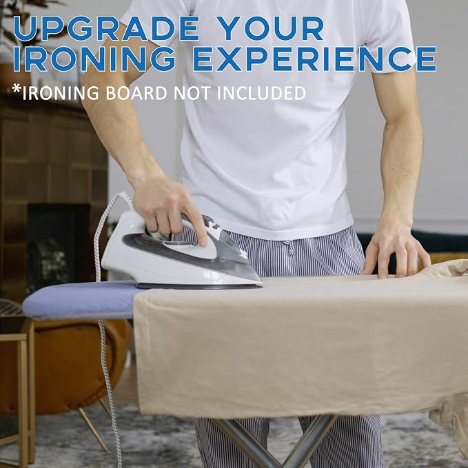 Ironing Board Covers with Padding Standard Size, RAINHOL Blue 15"x54" - Image 6