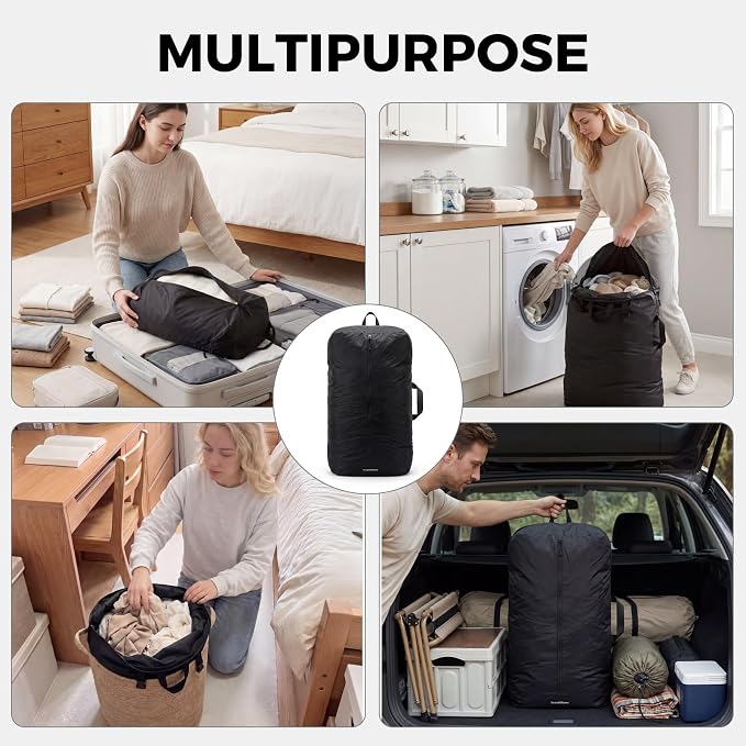 Travel Laundry Bag, Foldable Dirty Clothes Bag - Image 8