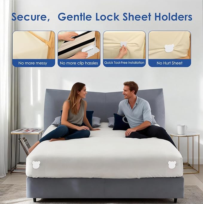 Patented Bed Sheet Holders ABS Lock System - Image 9