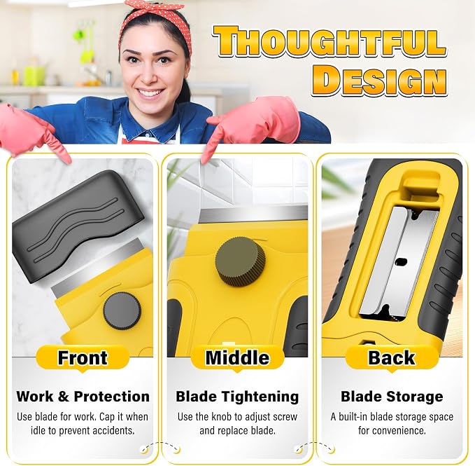 DIYSELF 2 Pack Razor Blade Scrapers - Image 6