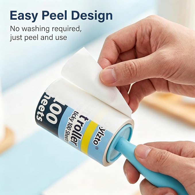 Otylzto 600 Sheets Extra Sticky Lint Rollers - Image 4
