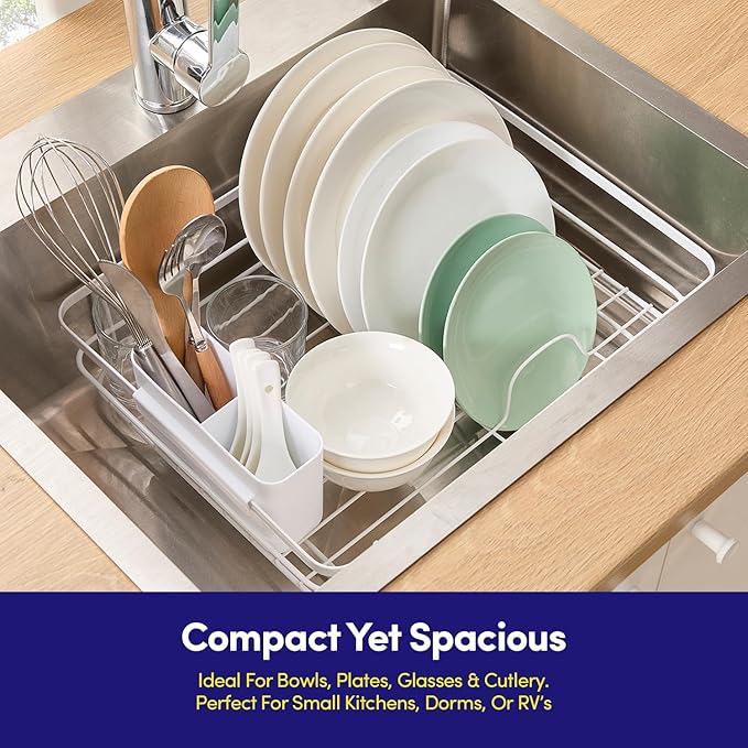 Dish Drying Rack 3 Piece Dish Drainer - Image 5