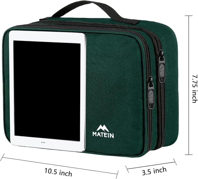 MATEIN Electronics Travel Organizer, Double Layers Charger Organizer Bag | - Image 8