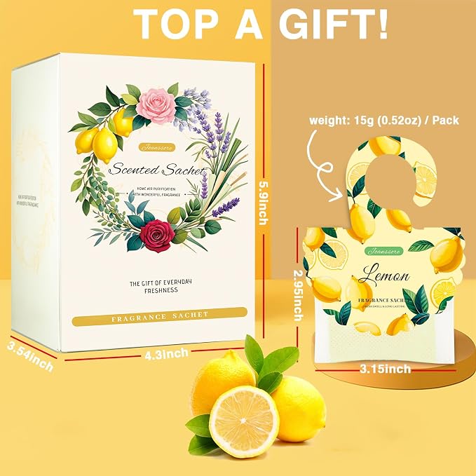 15 Packs Lemon Scented Sachets Bag - Image 6