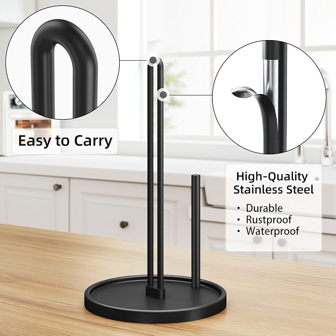 STWWO Paper Towel Holder Countertop - Image 2