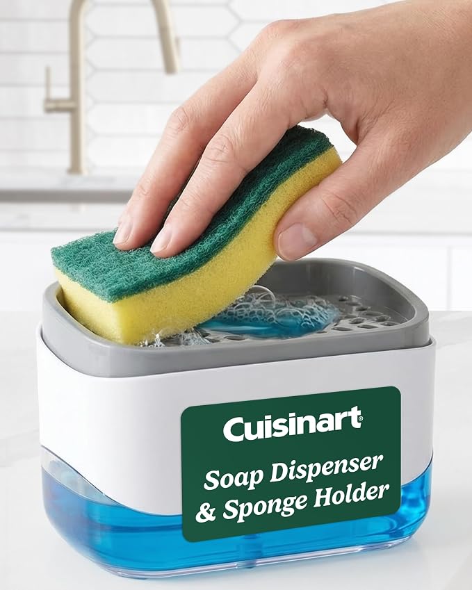 Cuisinart 2-in-1 Dish Soap Dispenser by BestBrands