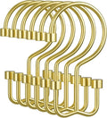Amazer Gold Shower Curtain Hooks, Rust-Resistant Metal Shower Hooks, Cylinders by Amazer