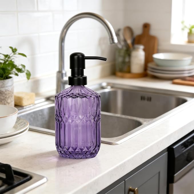 13.5oz Glass Soap Dispenser - Image 5
