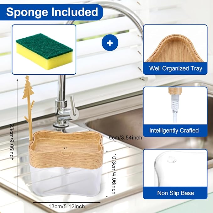 Innovative Bambo Style Dish Soap Dispenser - Image 2