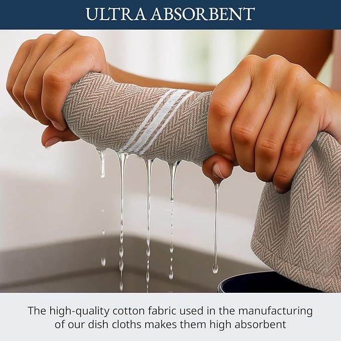 LANE LINEN 100% Cotton Dish Towels - Image 5