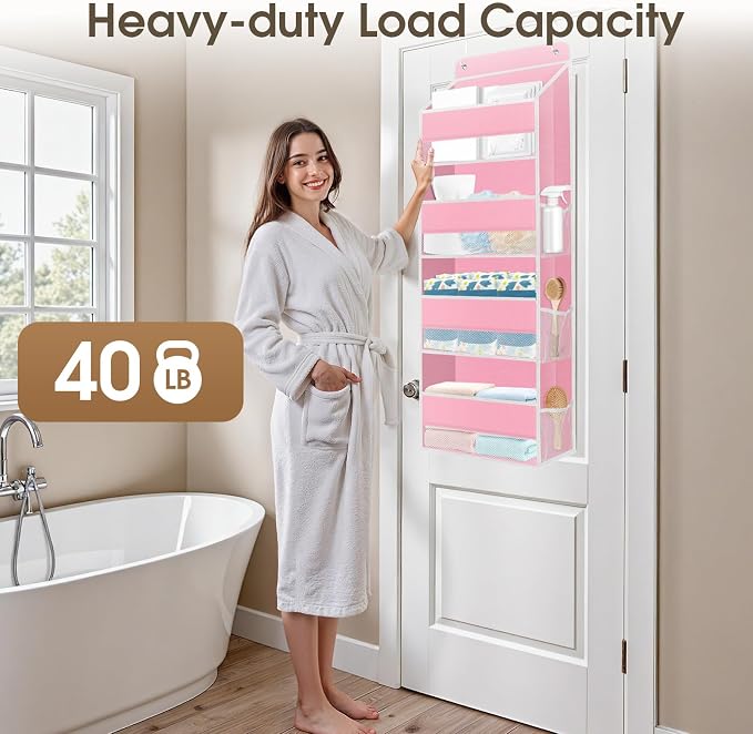1Pack Over The Door Organizer Large Capacity Hanging Storage Room Organizer - Image 5