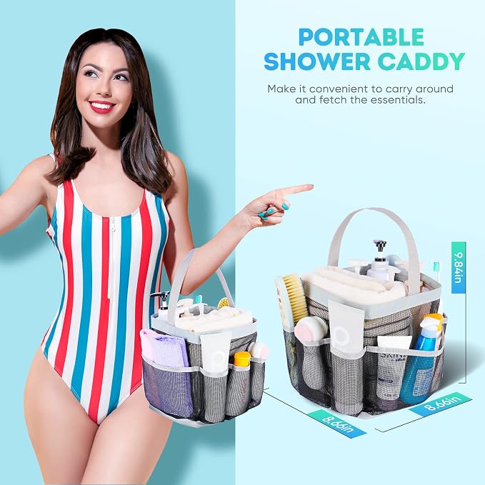 EUDELE Mesh Shower Caddy Portable - Image 3