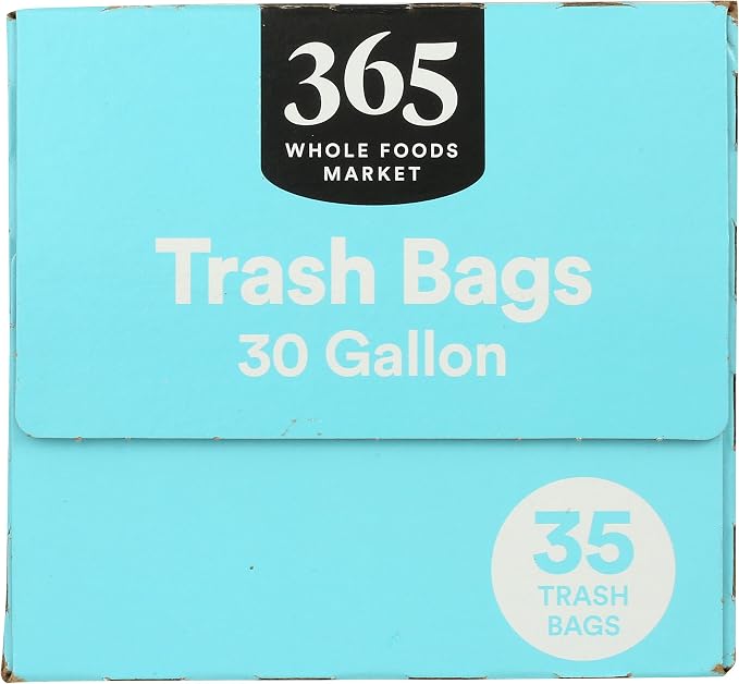 365 by Whole Foods Market, Flextra Strength Drawstring Trash Bags, 30 Gallon - Image 5