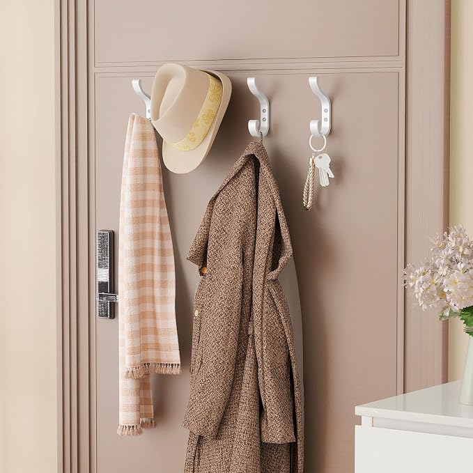 Coat Hooks Wall Mount, Heavy Duty Wall Hooks - Image 3
