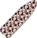 Vintage Dark Red Beige Peony Flowers 15"x54" Ironing Board Cover by Yzogbry