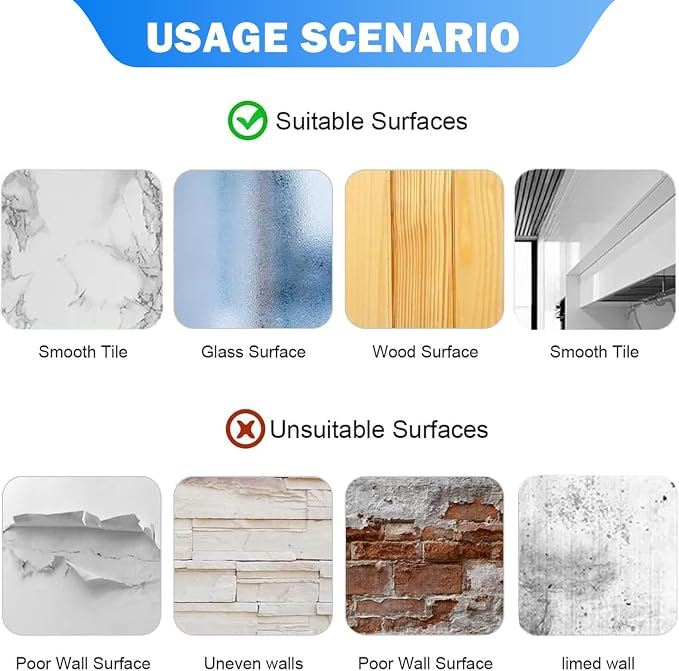 Shower Rod Holder, 12 Pack Transparent Shower Curtain Rod Holder - Image 4