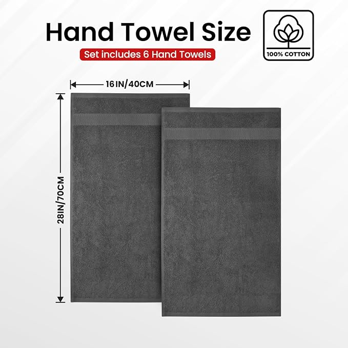 Infinitee Xclusives 100% Cotton Hand Towels - Image 3