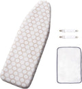 SheeChung 14"x42" Over The Door Ironing Board Cover and Pad, Heat Resistance by SheeChung