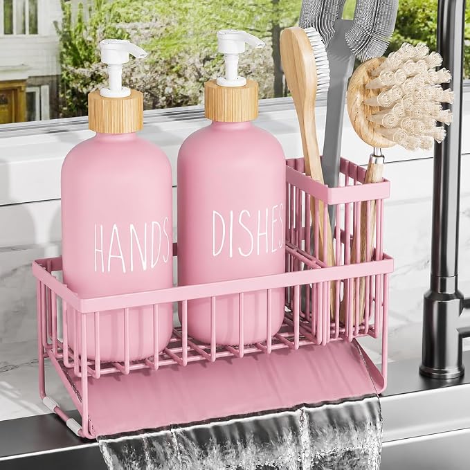 Cisily Kitchen Dish Soap Dispenser Set - Image 7