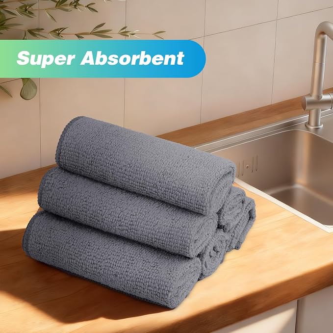 HOMEXCEL Microfiber Cleaning Cloth, 24 Pack Cleaning Rags - Image 4