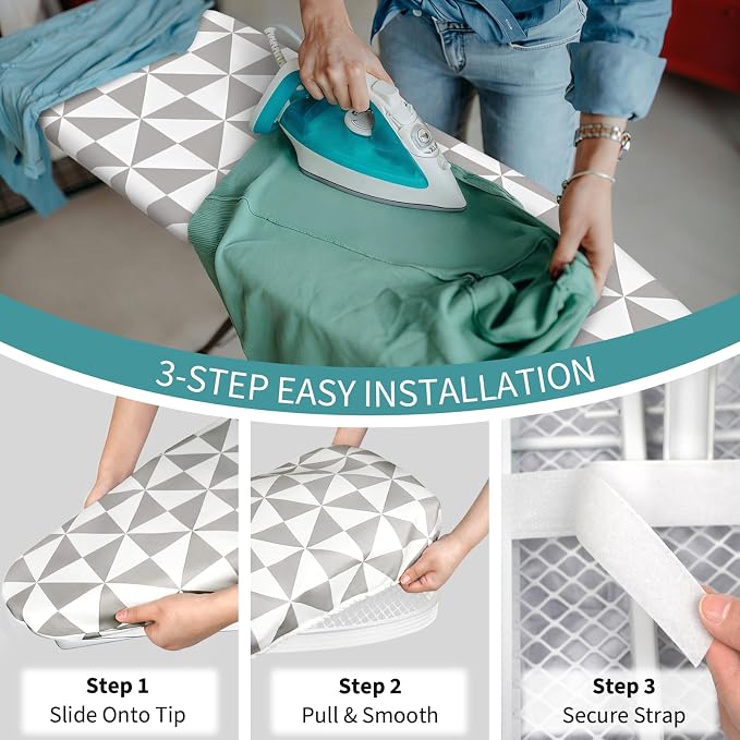 Geometric Ironing Board Cover and Pad - Image 4