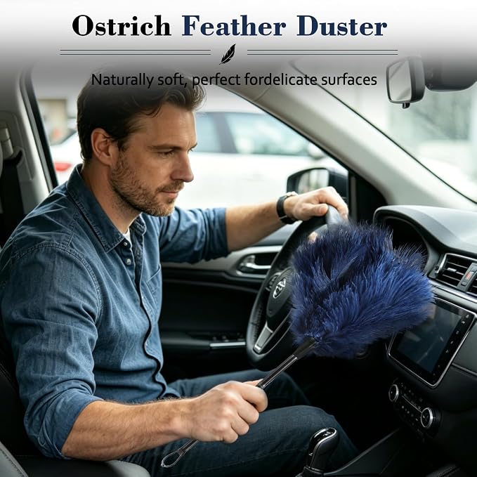 20 Inch Ostrich Feather Duster - Image 7