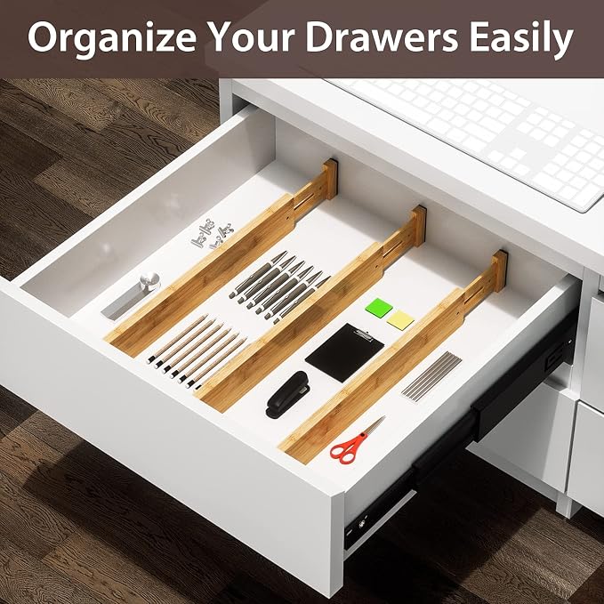 4 PCS Drawer Divider, Expandable Separators - Image 5