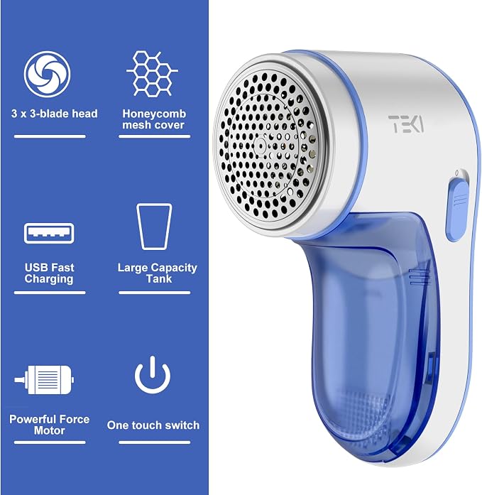 Fabric Shaver, Lint Remover for Clothes Rechargeable Clothes Shaver Pill Remover - Image 2