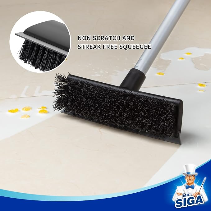 MR.SIGA Floor Scrub Brush with Long Handle - Image 4