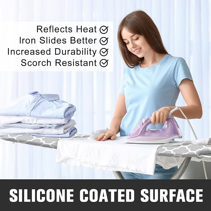 Ironing Board Cover and Pad, Standard Size 15" x 54" Iron Board Replacement - Image 5