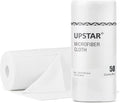 UPSTAR Microfiber Cleaning Cloth, Reusable Paper Towels Rolls, 50 Packs 12x12 by UPSTAR