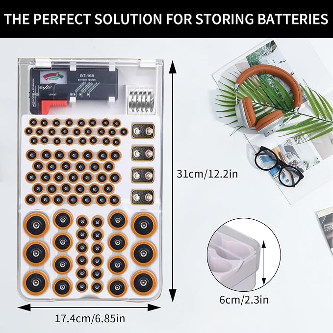 Battery Organizer Storage Box - Image 6