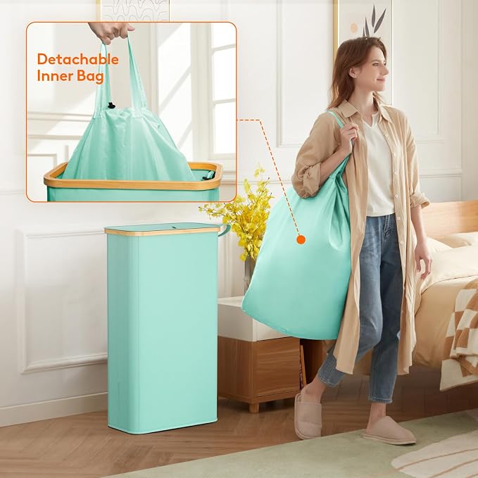 Lifewit 65L Slim Laundry Hamper - Image 4