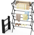 Drying Rack Clothing, 3-Tier Clothes Drying Rack Foldable, Antirust Laundry by Unknown
