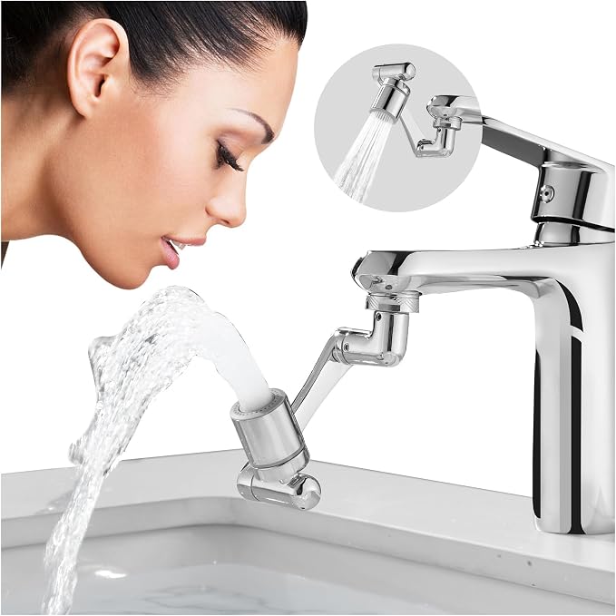 Patented CECEFIN Swivel Faucet Extender Sink Aerator NSF/ANSI 372 Standard | by CECEFIN