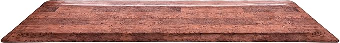Rhino Mats, Softwoods Anti Fatigue Floor Mat, Commercial Grade Kitchen Mat, Standing Desk Mat, Office, Garage or Anywhere, Standing Comfort. (Oak, 2' x 8' x 7/8")